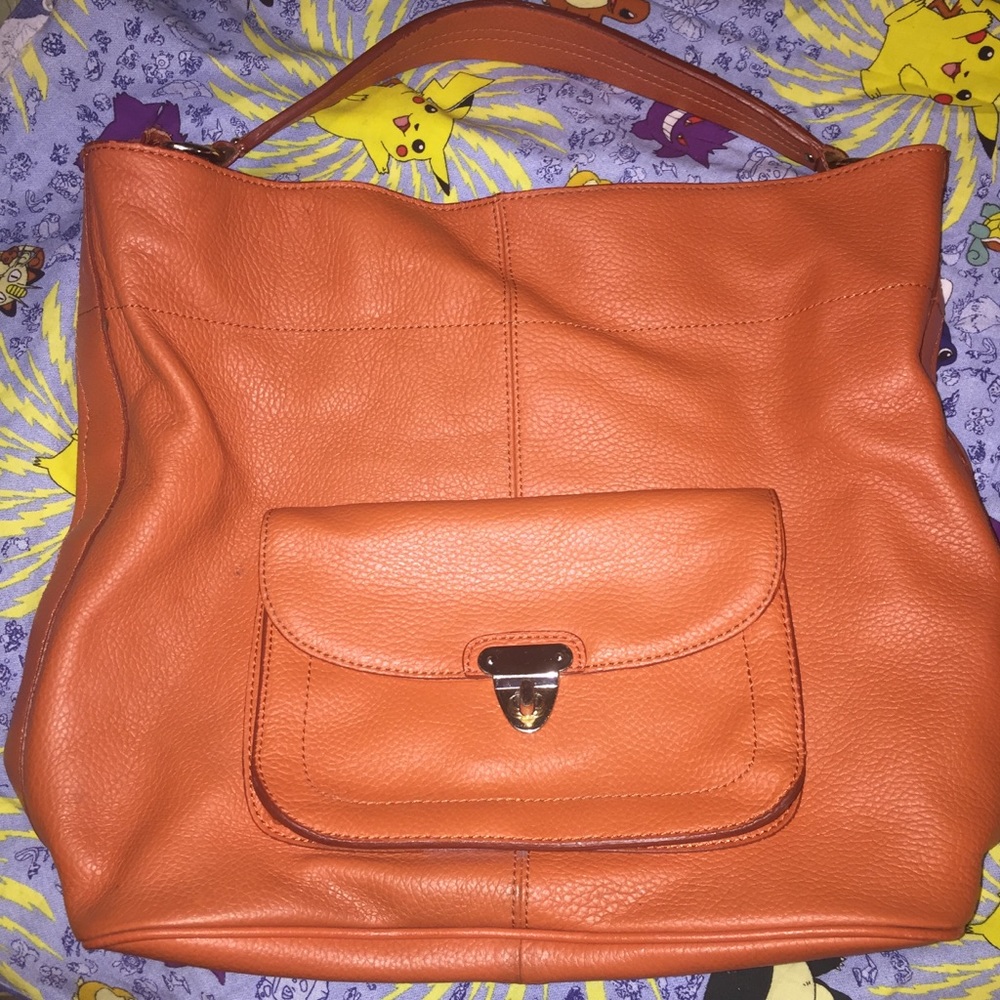 Banana republic leather purse
